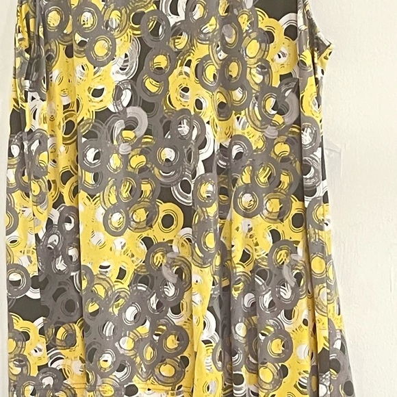 ALFANI Yellow Print top size XL - Picture 4 of 5